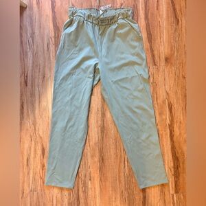 lululemon athletica Light Green high waisted Straight Leg Pants